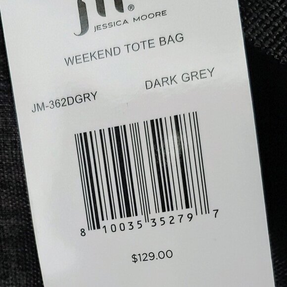 Jessica Moore Weekend Duffle/Tote Bag - NEW! - Picture 7 of 8